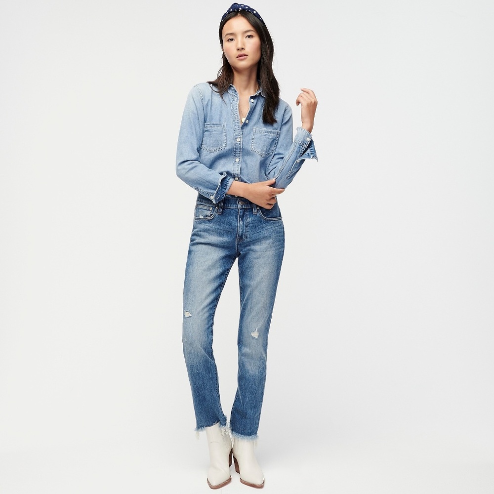 NWT J.Crew Everyday Chambray Shirt